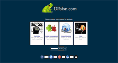 Desktop Screenshot of dpoisn.com